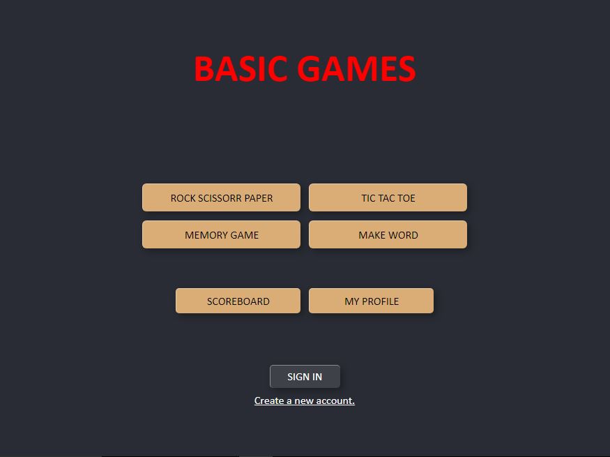basic games